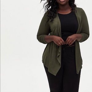 Torrid Super Soft Drape Front Cardigan